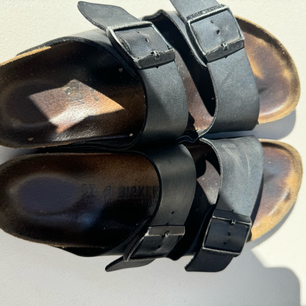 Birkenstock Arizona Two-strap Buckle Slide Footbed Sandal